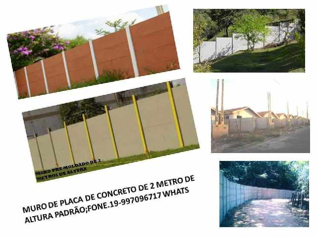 Foto 5 - Caladas de concreto e muro pr moldado